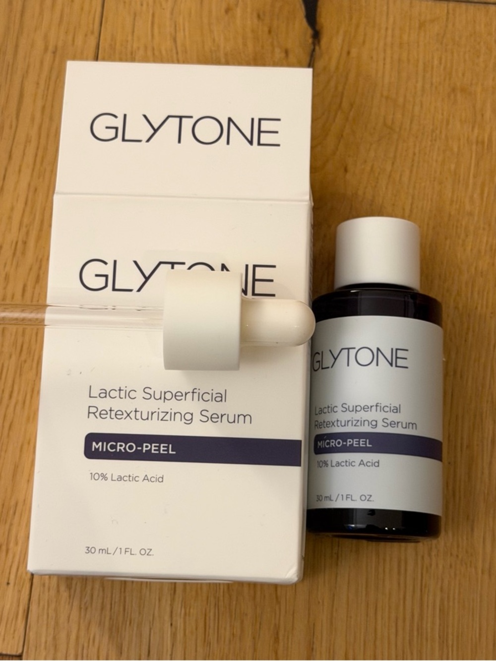 NEW Glytone Lactic Superficial Retexturizing Serum - 30 ml